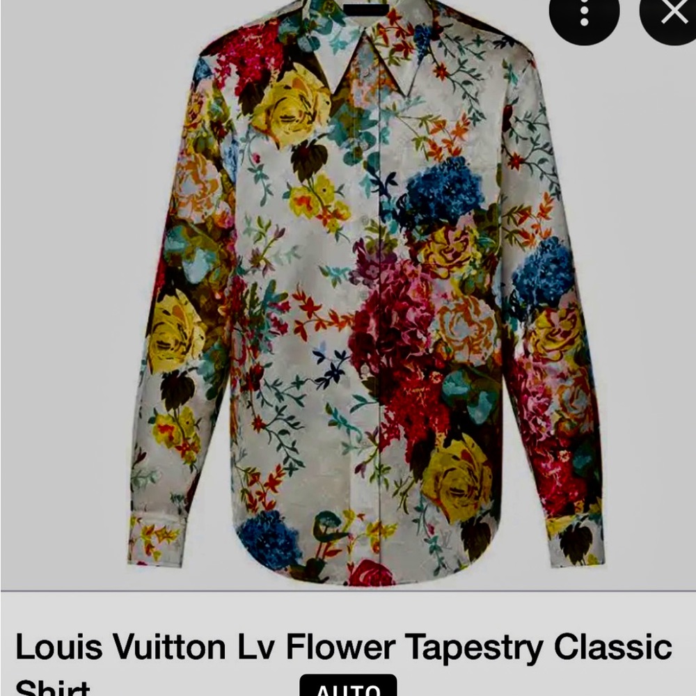 Louis Vuitton LV Tapestry Flower Classic Shirt